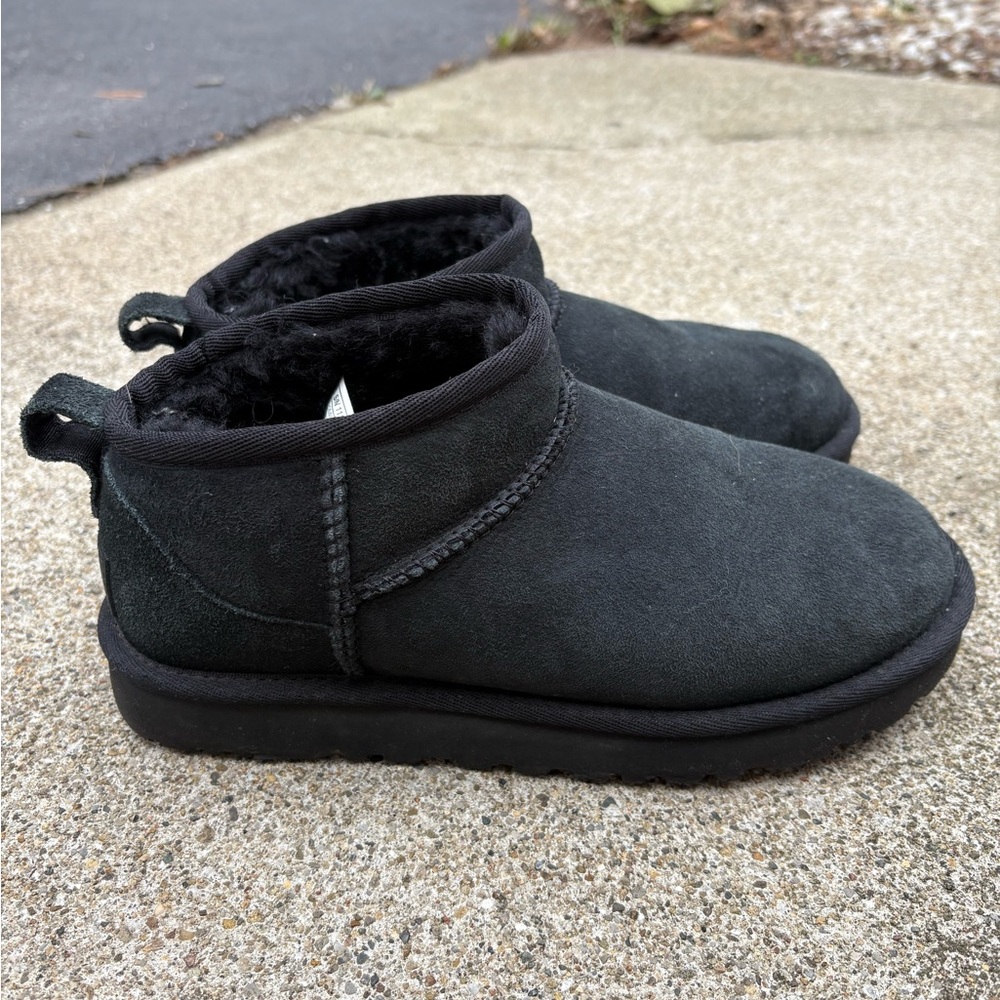 UGG Black One Piece Booties